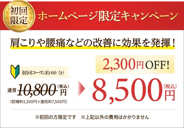 初回割引キャンペーン